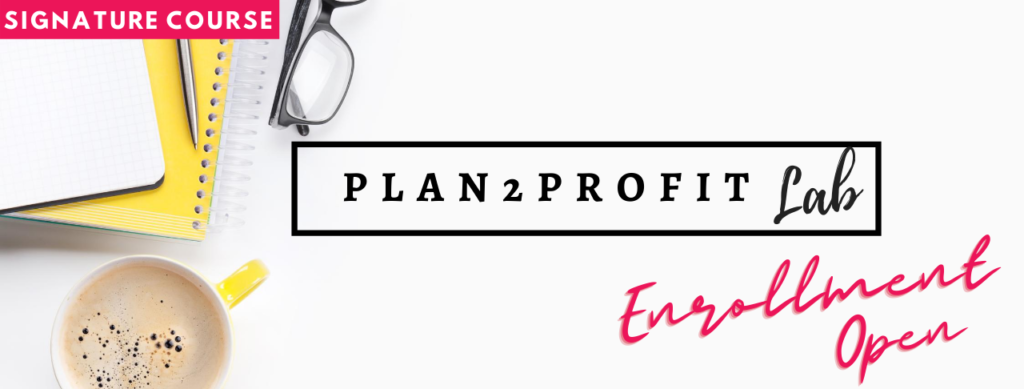 Plan2Profit Lab 12-Month Calendar Course
